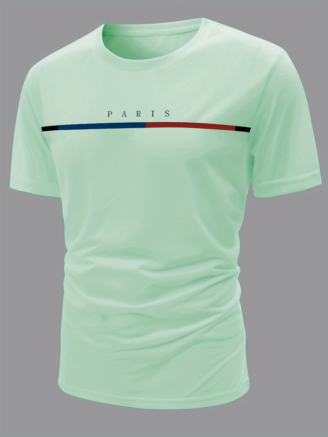 paris theme pattern print mens comfy t shirt graphic tee mens summer clothes mens outfits details 15