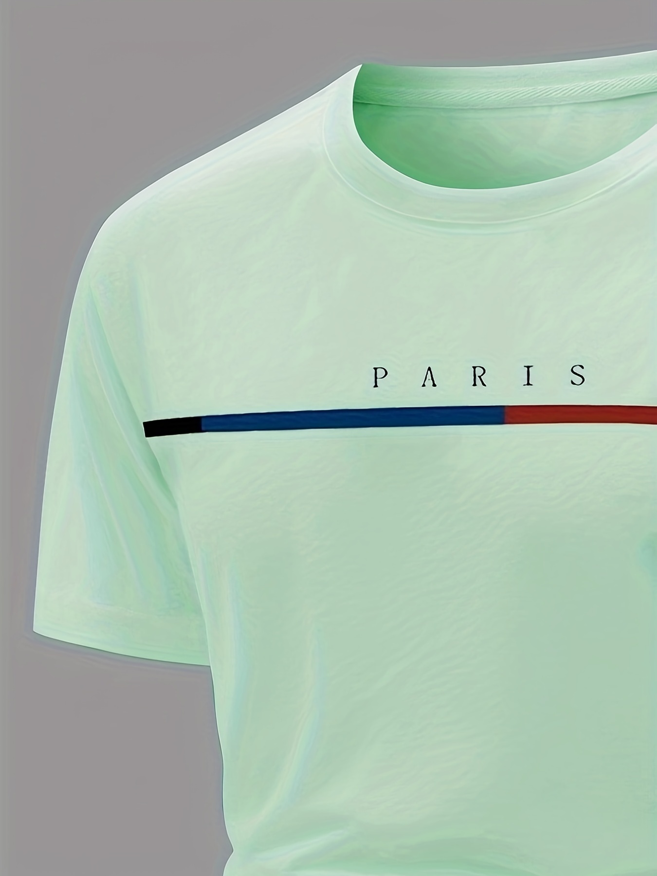 paris theme pattern print mens comfy t shirt graphic tee mens summer clothes mens outfits details 19