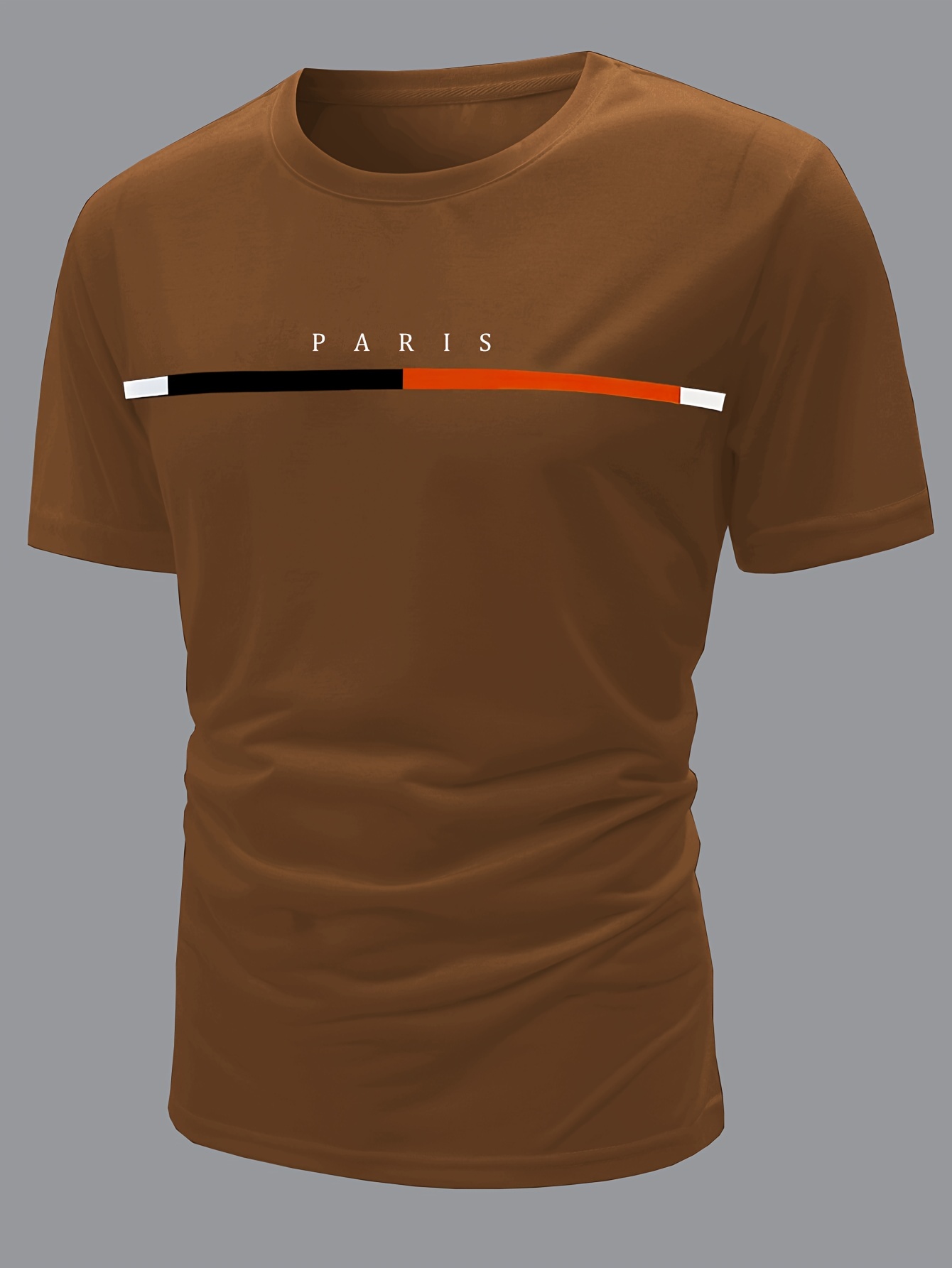 paris theme pattern print mens comfy t shirt graphic tee mens summer clothes mens outfits details 45