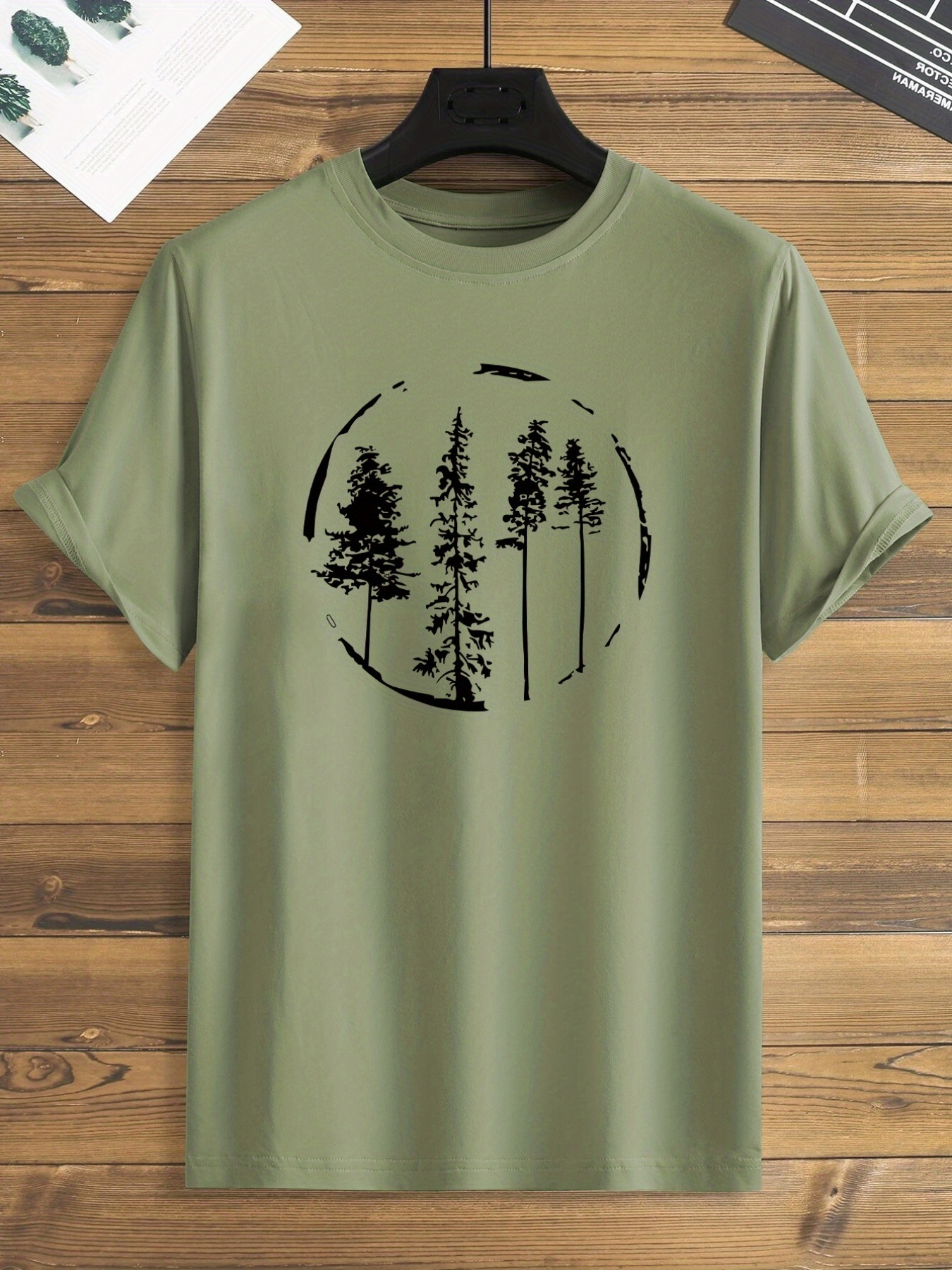 woods tee summer round neck mens short sleeve t shirt casual wear mens clothing details 26